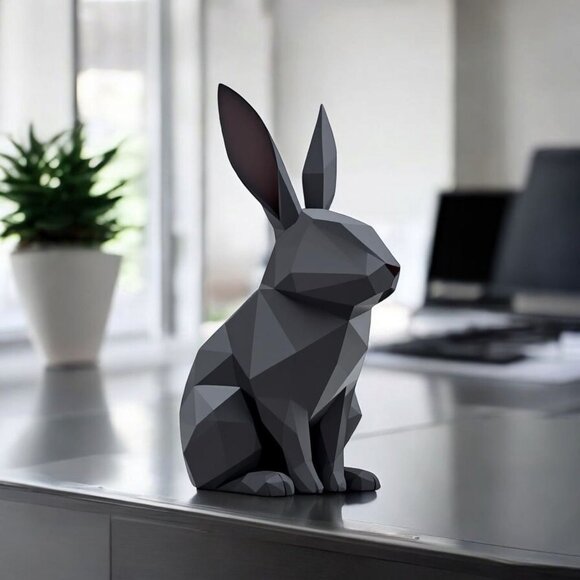 3D Printed Low Poly Bunny Moden Design Perfect for Home Decor Multi-Colors Avail - Picture 7 of 13